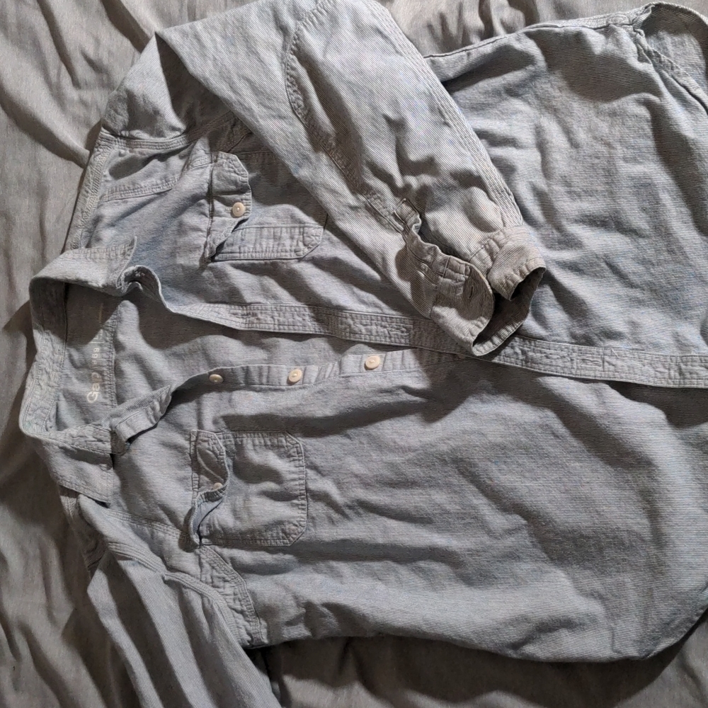 Jean Button Down Shirt